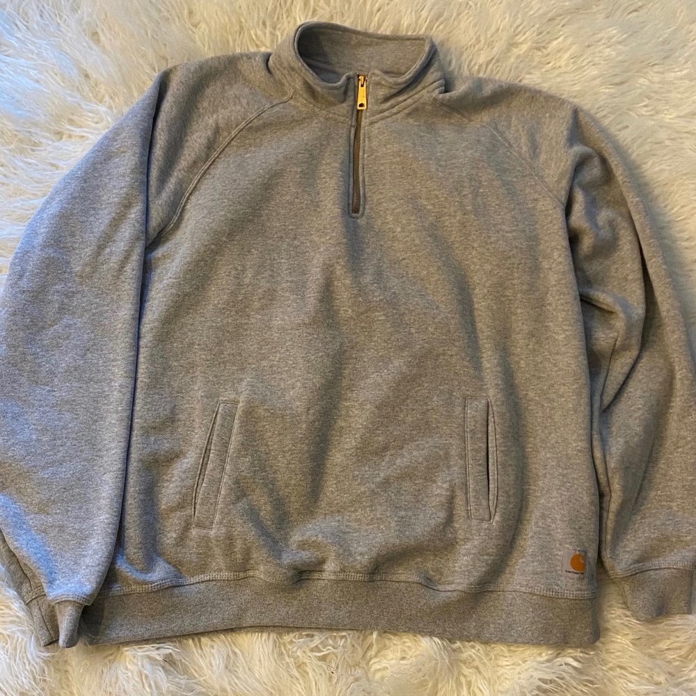 Carhartt Midweight Quarter-Zip Mock-Neck Sweatshir